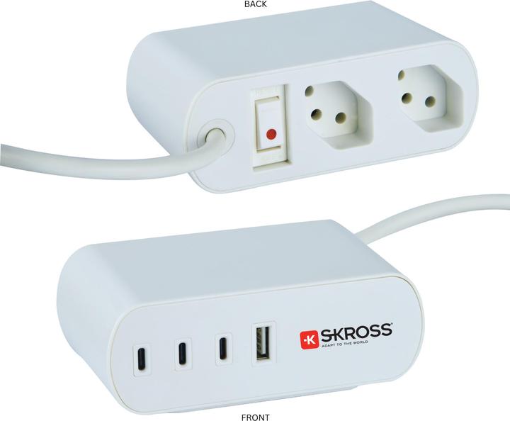 Skross OfficeStation (2 x, Typ 13, 3 m)