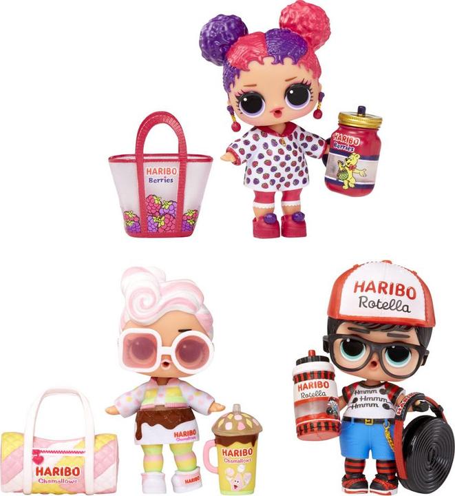 Actual product image MGA L.O.L. Surprise! Loves Mini Sweets X HARIBO Dolls Asst in PDQ