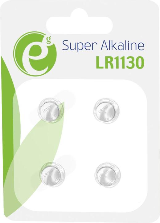 Actual product image Gembird EG-BA-LR1130-01 (4 pcs., AG10, 45 mAh)