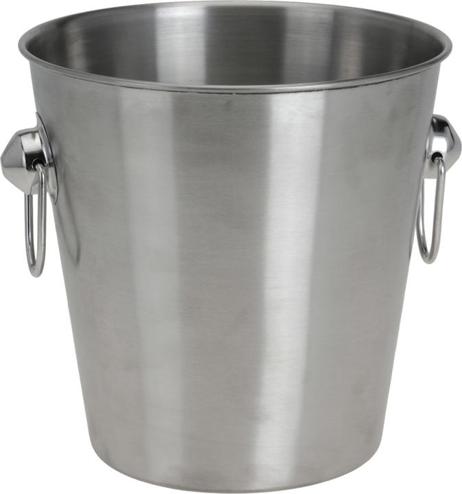 Excellent Houseware Champagnerkühler Edelstahl, silber