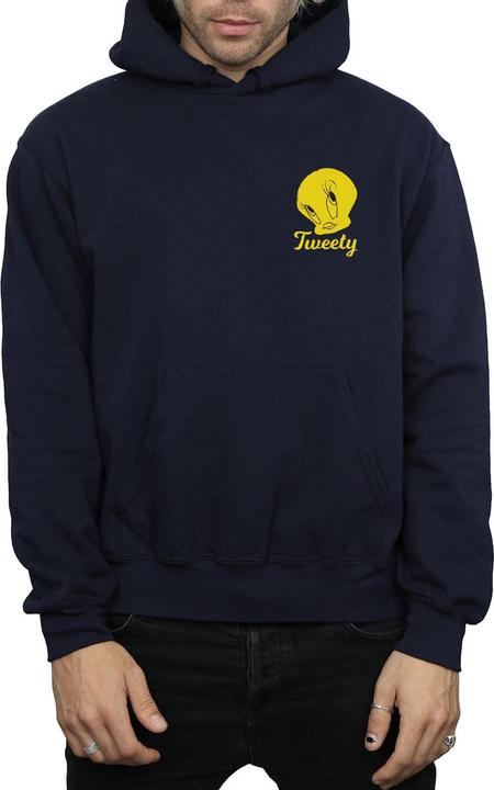 Immagine prodotto Looney Tunes Tweety Pie Head Felpa con Cappuccio Uomo (XL)