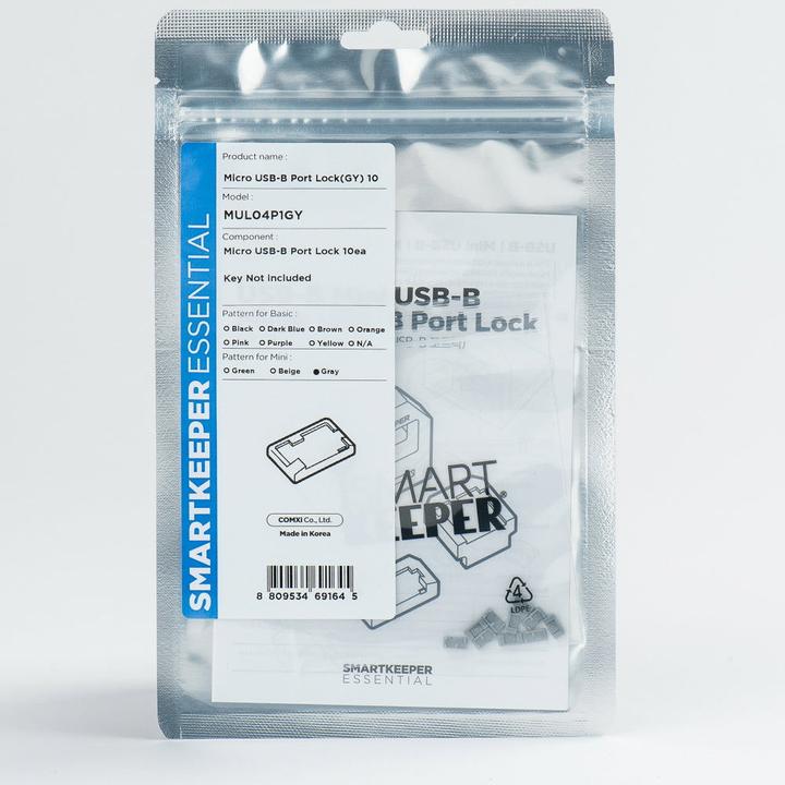 Image du produit Smart Keeper Mini USB-B Micro Port Blocker gris 10 pcs.