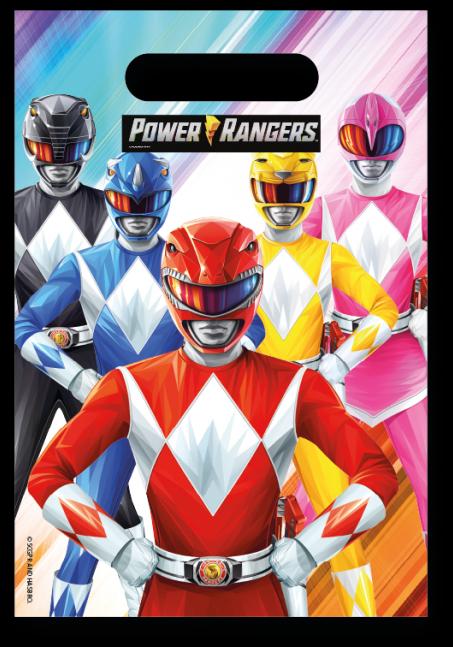 Actual product image Been Smile Power Rangers Partytüten