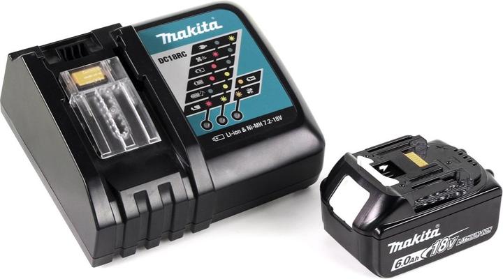 Produktbild Makita DDF 459 RG1J Akku Bohrschrauber 18V 45Nm im Makpac + 1x 6,0 Ah Akku + Ladegerät (Akkubetrieb)