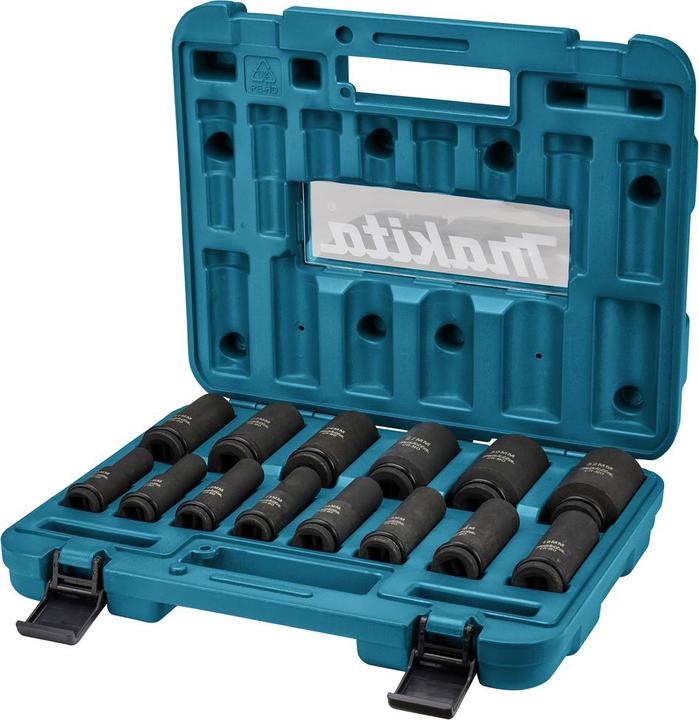 Produktbild Makita B-52308 (32 mm, 16 mm, 15 mm, 28 mm, 17 mm, 13 mm, 24 mm, 29 mm, 20 mm, 27 mm, 11 mm, 30 mm, 26 mm, 21 mm, 18 mm, 23 mm, 12 mm, 10  mm, 22 mm, 19 mm, 31 mm, 14 mm, 25 mm)