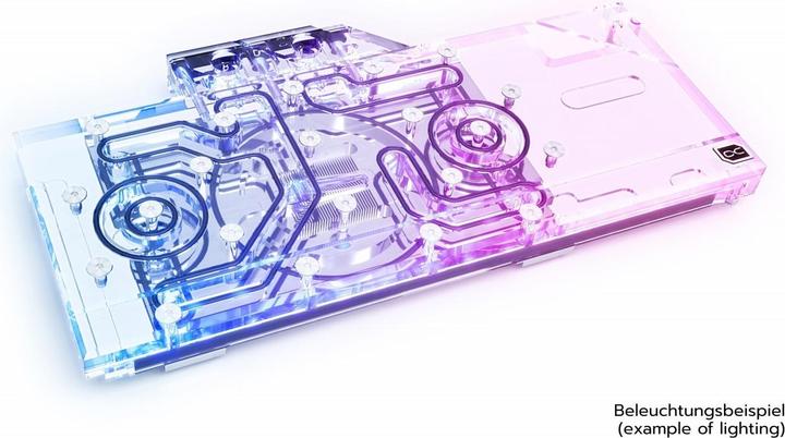 Immagine prodotto Alphacool Ice Block Aurora Acrylic GPX-A Radeon RX 6800/6800XT/6900XT Reference con piastra posteriore