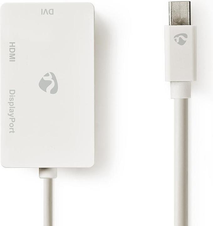 Immagine prodotto Nedis Cavo Mini DisplayPort DisplayPort 1.2 Mini DisplayPort maschio DisplayPort femmina / DVI-D 24+ (0.20 m)