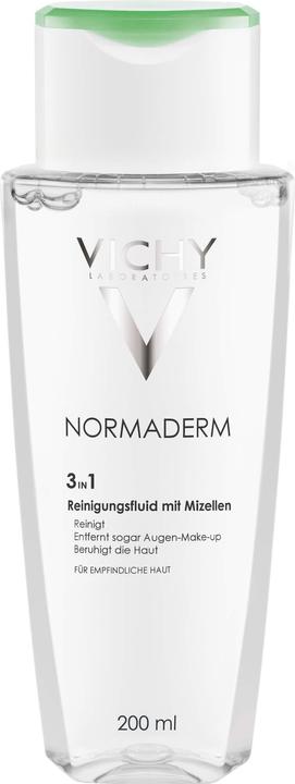 Actual product image Vichy Normaderm 3in1 Cleansing Fluid (Micelle water, 200 ml)