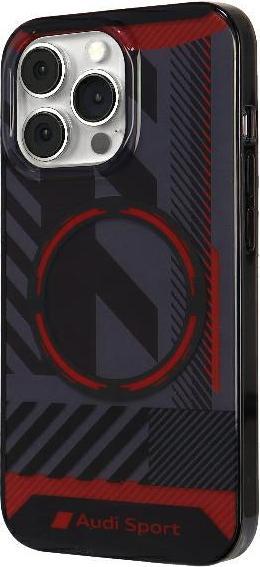 Productafbeelding Audi IML Sport MagSafe hoesje iPhone 13 Pro Max 6,7" czarny/zwart AU-IMLMIP13PM-RSQ/D2-BK (Apple iPhone 13 Pro Max)