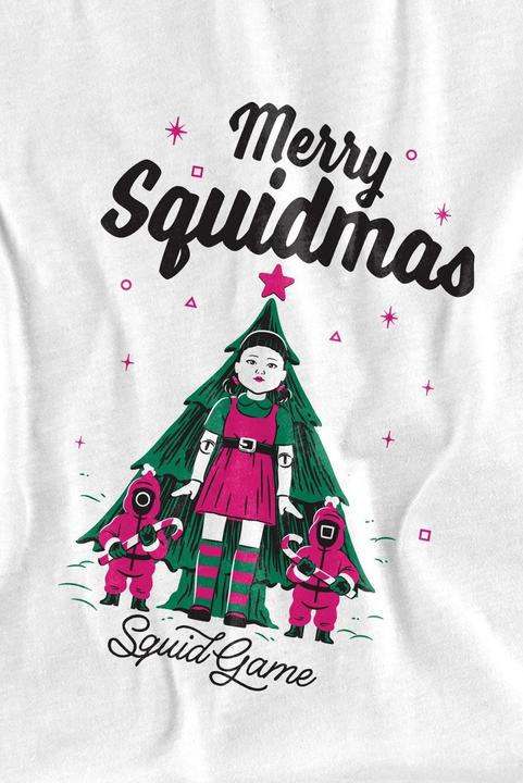 Image du produit Squid Game - T-shirt MERRY SQUIDMAS - Adulte (S)