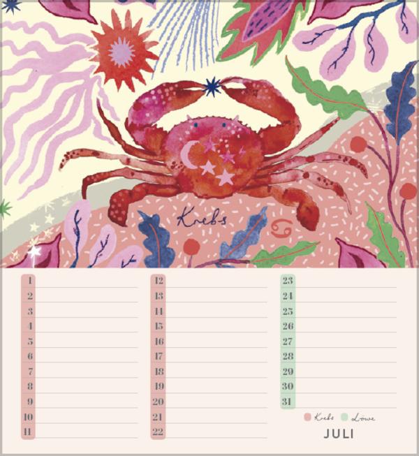 Produktbild Geburtstagskalender Sternzeichen (Deutsch)