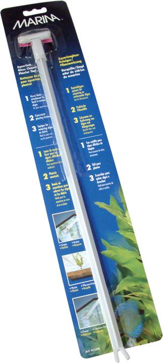Produktbild Marina 4-fach Scheibenreiniger mit Stiel (Aquarium Reinigung, Schwamm)