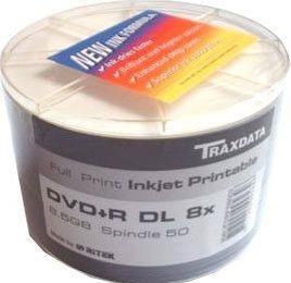 Image du produit Traxdata DVD+R DL 8.5 GB 8x 50 sztuk (906OEDRPSN005) (50 x)