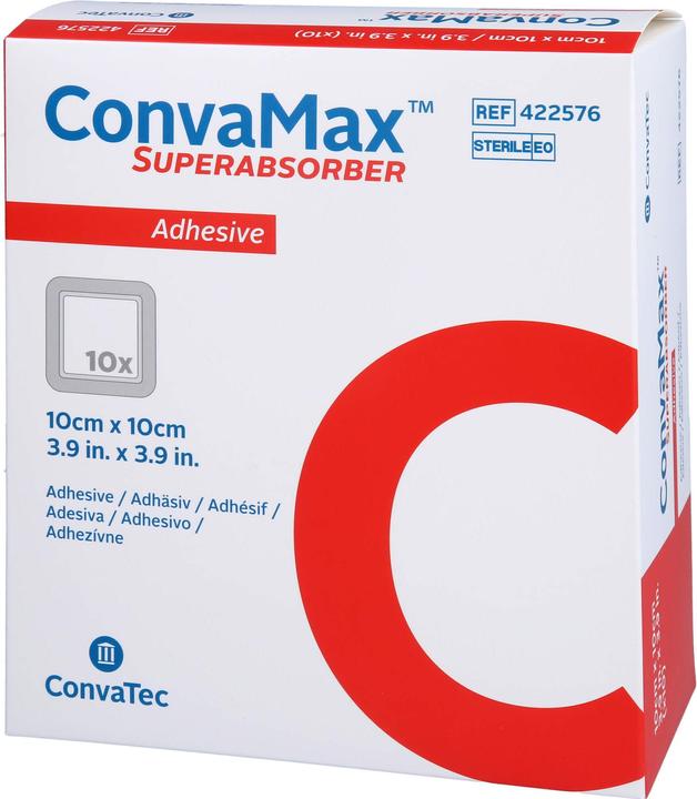 ConvaTec Superabsorber 10x10cm adhäsiv (10 x)
