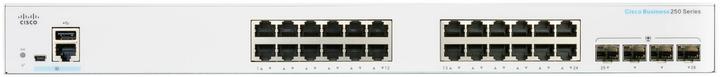 Actual product image Cisco Switch CBS250-24T-4G-EU 28 Port (28 ports)