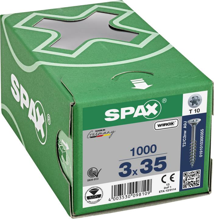 Produktbild Spax Spanplattenschrauben (1000 Schrauben pro Stück)