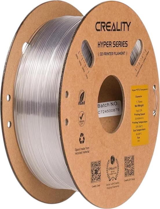 Image du produit Creality Hyper (PETG, 1.75 mm, 1000 g, Transparent)