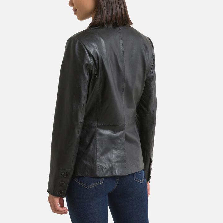 Produktbild Anne Weyburn Taillierter Blazer aus Lammleder (42)