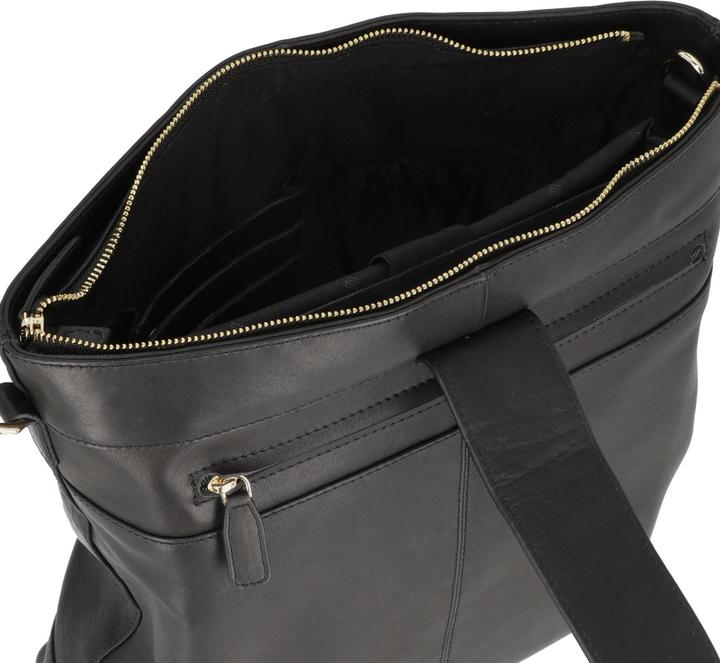 Immagine prodotto Plevier Borsa a tracolla Bow in pelle con scomparto per laptop da 30 cm