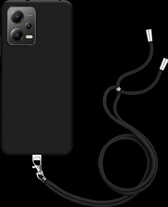Produktbild Cazy Handykette Hülle Kompatibel mit Poco X5 - Silikon Handyhülle mit Band Necklace Hülle -