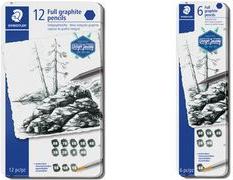 Immagine prodotto Staedtler Matite di grafite solida 100G Mars Lumograph in grafite pura (6.80 mm, 2B, 4B, 6B, 8B, 6 x)
