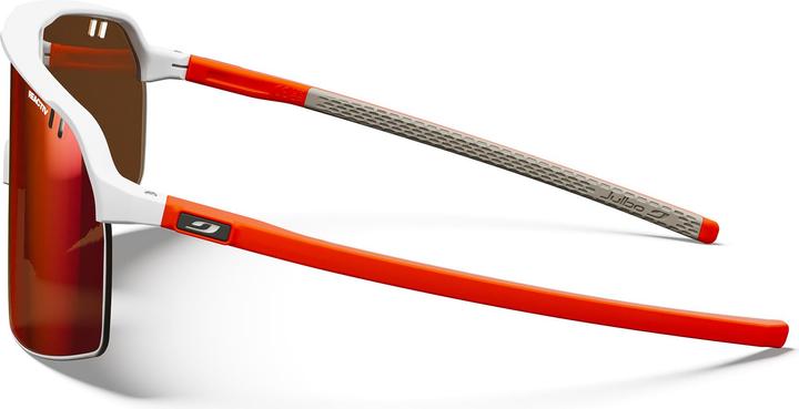 Produktbild Julbo Intensity Weiss Neonorange REACTIV 03 High Contrast (Weiss, neonorange matt, Rot)
