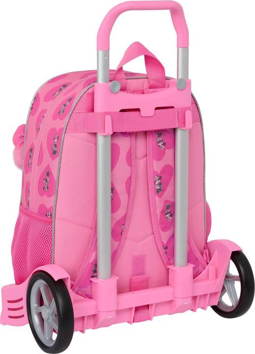 Image du produit Minnie Mouse Sac à dos scolaire à roulettes Loving Rosa 33 x 42 x 14 cm