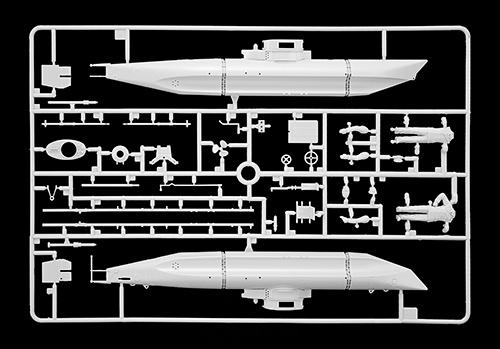 Actual product image Italeri Beaver Midget Submarine