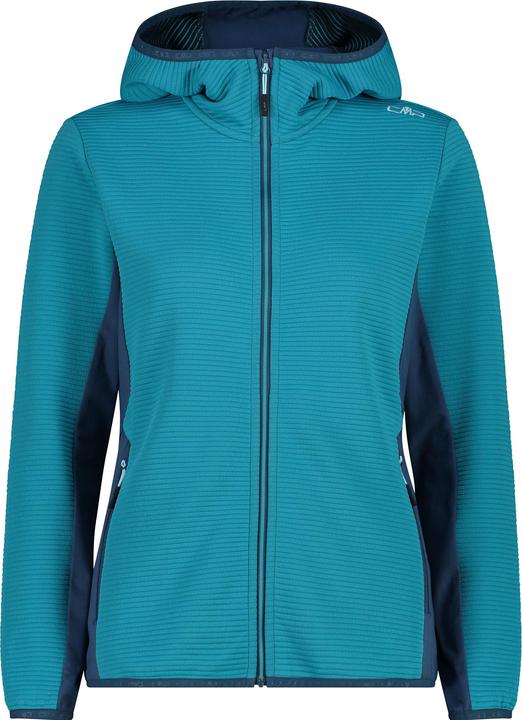CMP Campagnolo Striped Jacquard Jacket Fix Hood
