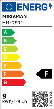 Energie-Label IDV ZigBee (E27, 9 W, 810 lm, 1 x, F)
