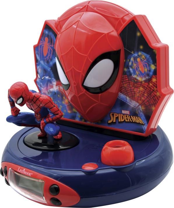 Actual product image Lexibook Projection alarm clock Spiderman
