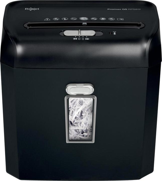 Image du produit Rexel Destructeur de documents Promax QS RPS812 P-2, 8 pages (Coupe droite)