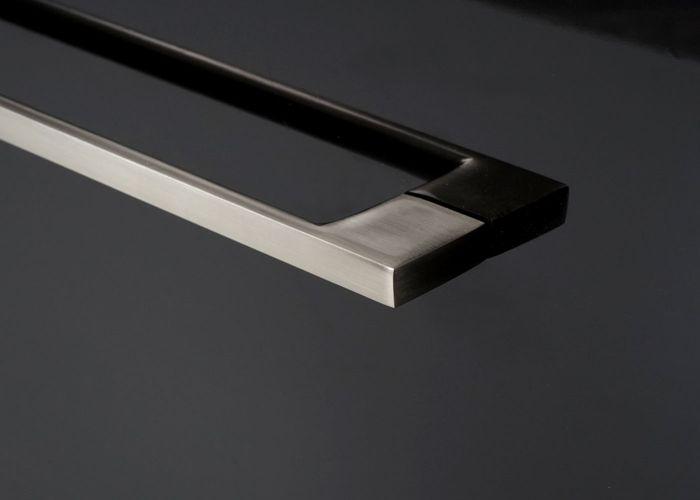 Image du produit Mendler Premium Meuble sous lavabo, meuble sous lavabo Meuble de salle de bain, haute brillance 90cm noir