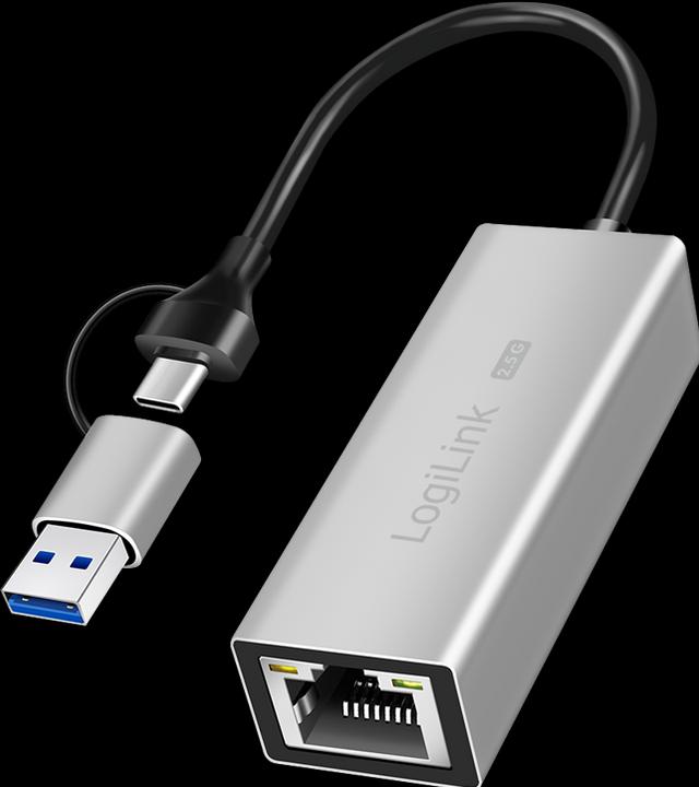 Actual product image LogiLink USB-A/-C to 2.5G Ethernet (USB)