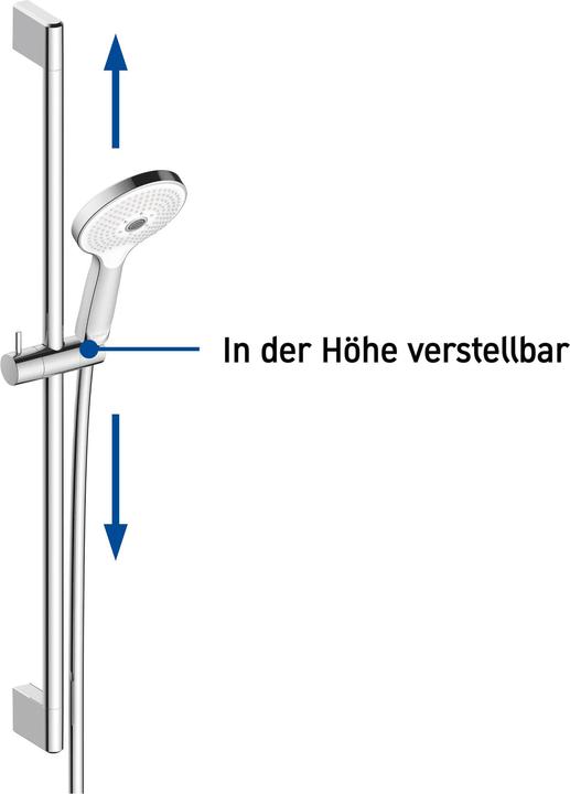 Image du produit Duravit Set de douche chromé (3 Types de jets, 14 l/min)