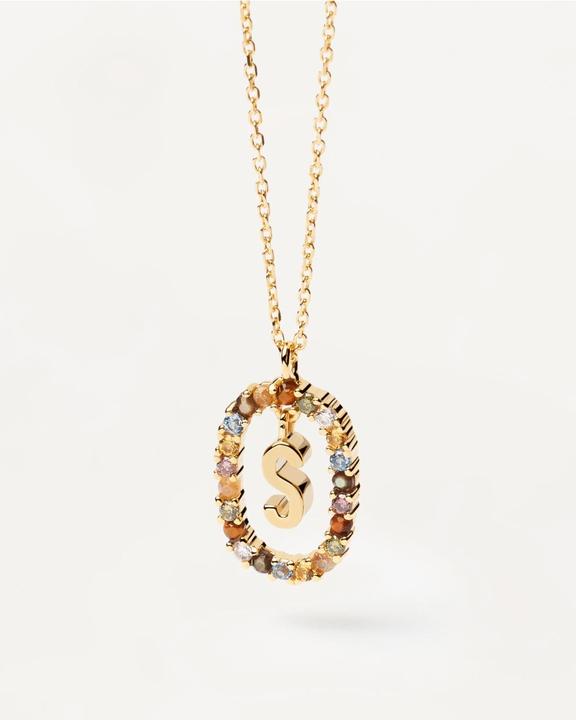 Actual product image Pd Paola New Letters S Necklace (Silver 925, 50 cm)