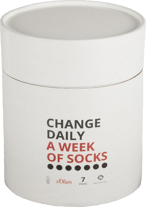 Actual product image S.Oliver Unisex essentials socks in box 7p (pack of 7, 43, 46)