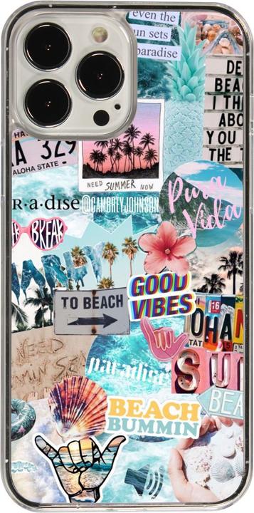 Actual product image PhoneLook Coque transparent Summer 20 collage (Apple iPhone 13 Pro Max)