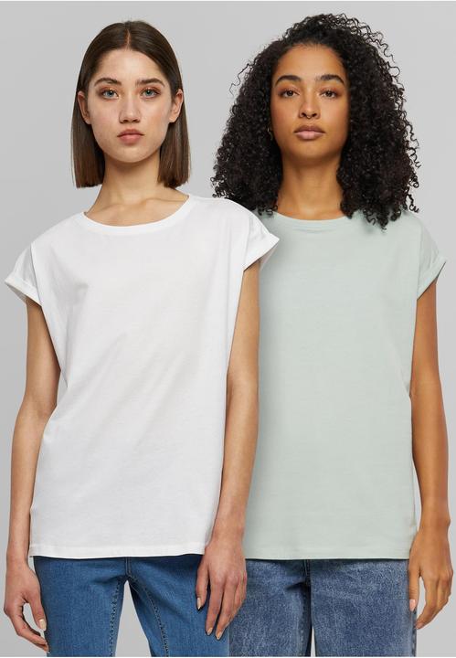 Immagine prodotto Urban Classics Maglietta a spalla estesa da donna 2 pezzi - 6524 (XS)