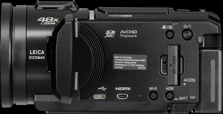 Actual product image Panasonic HC-V808EG-K (8.57 Mpx, 50p, 24 x)