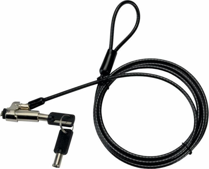 MCL Nano 6mm lock cable with key - 1.8m
