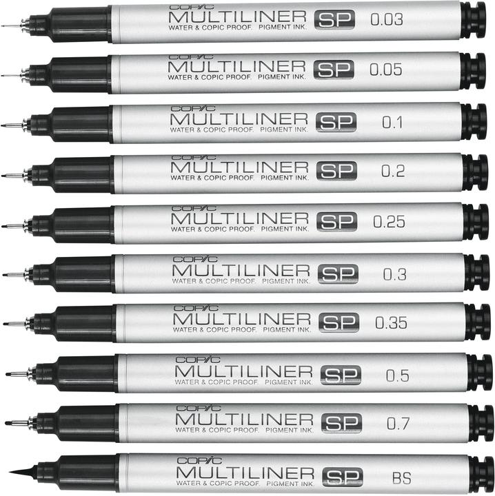 Produktbild Copic Multiliner SP Brush (Silber, 1 x)