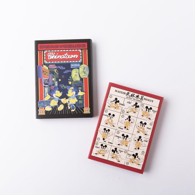 Actual product image Disney Store - China Town Pata Pata Memo (Neon Mickey Minnie) - Notebook
