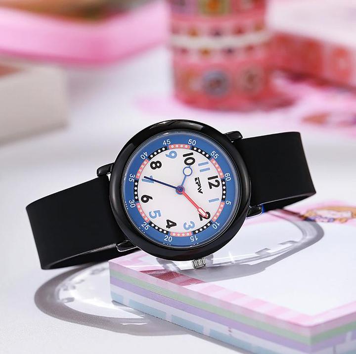 Produktbild VR Shinecon Kinderuhr Modell Flex, Schwarz