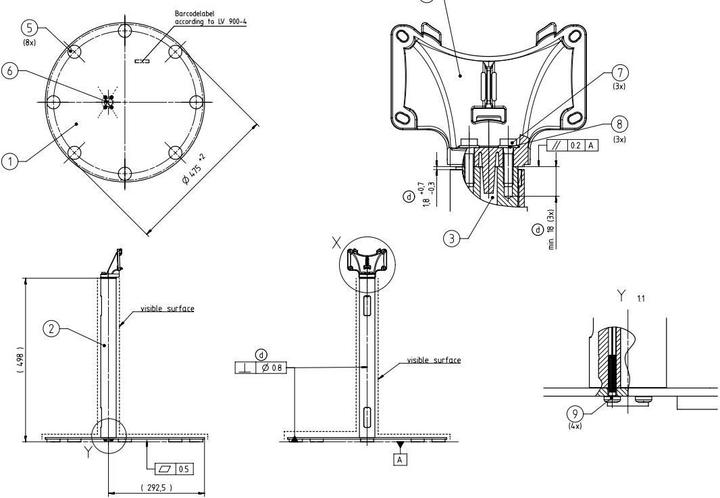 Image du produit Loewe 73190D00 (Universel, 65", 25 kg)