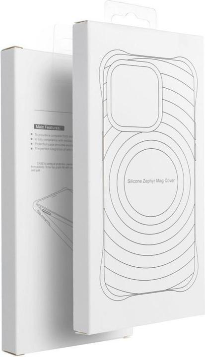 Actual product image OEM Back panel cover Silicone Zephyr Mag Cover compatible with MagSafe do IPHONE 13 lilac (Apple iPhone 13)