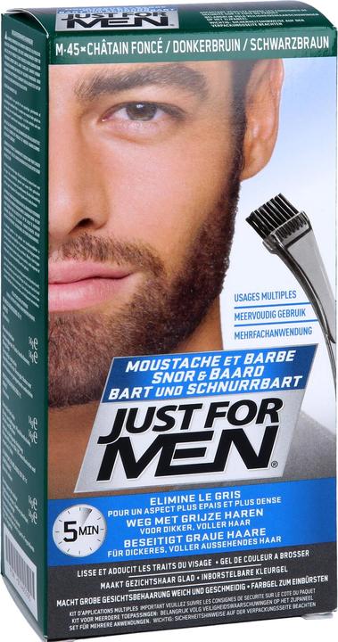 Produktbild Just For Men Pflege-Brush-In-Color-Gel schwarzbraun, 28.4 ml Gel (Körpergel, 28.40 ml)
