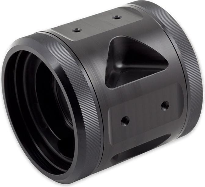 Actual product image Aqua Computer Aquacomputer ULTITOP DUAL D5 pump adapter for two D5 pumps, G1/4