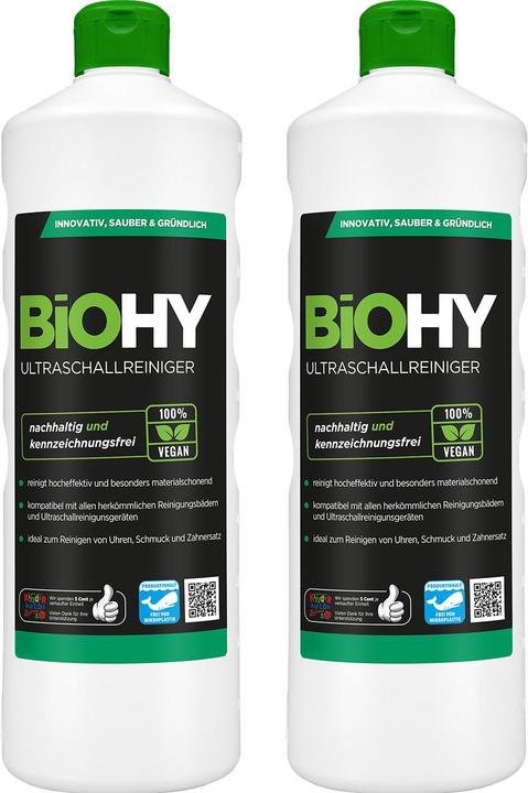 Casativo 2er-Set Reinigungskonzentrat für Ultraschallreiniger (1000 ml)