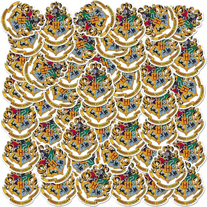 Produktbild Hogwarts Wappen Aufkleber Deluxe 50erPack Vinyl